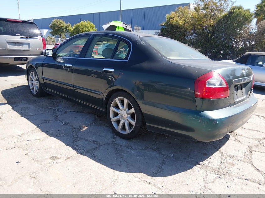 2002 Infiniti Q45 VIN JNKBF01A72M007066 IAAI salvage auction — NORMAL WEAR, Clear - Dealer Only (California), sold $375 on 2026-07-29 (photo 3)