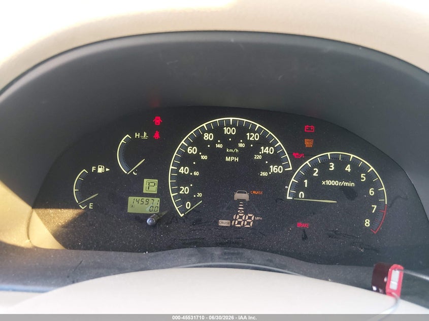 2002 Infiniti Q45 VIN JNKBF01A72M007066 IAAI salvage auction — NORMAL WEAR, Clear - Dealer Only (California), sold $375 on 2026-07-29 (photo 7)