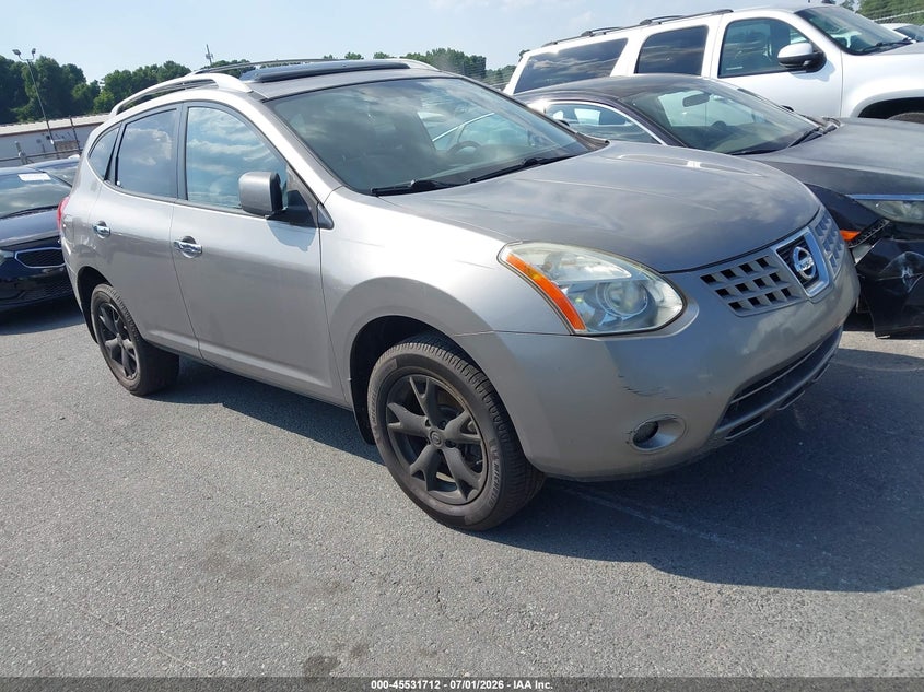 2010 Nissan Rogue VIN JN8AS5MT0AW005072 IAAI salvage auction — VANDALISM, Clear-Dealer Only (North Carolina), sold $550 on 2026-07-20 (photo 1)