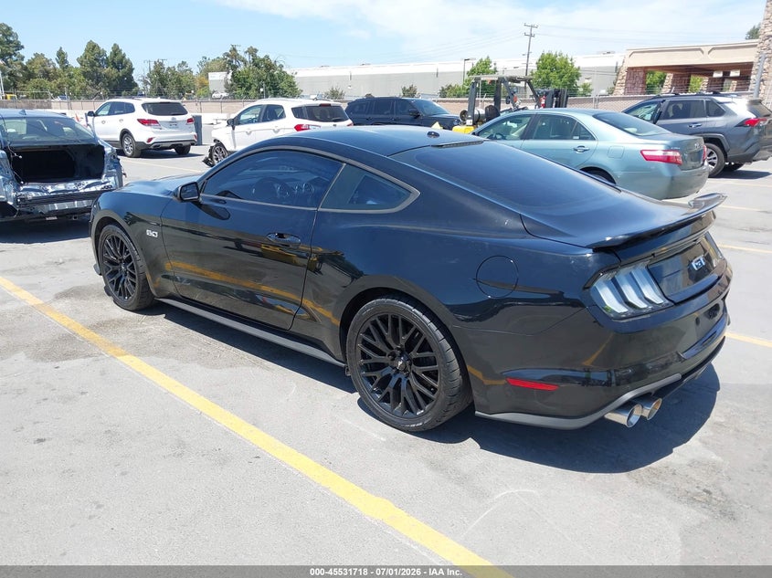 2018 Ford Mustang VIN 1FA6P8CF8J5130042 IAAI salvage auction — REAR END, Salvage Title, sold $8,400 on 2026-07-29 (photo 3)