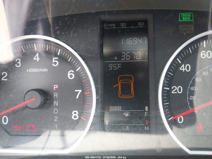 2007 Honda Cr-v VIN JHLRE48767C044291 IAAI salvage auction — NORMAL WEAR, Clear (New York), sold $1,550 on 2026-07-29 (photo 7)