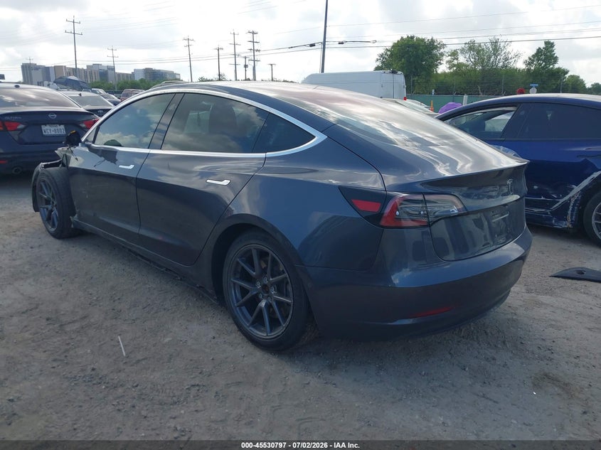 2018 Tesla Model 3 VIN 5YJ3E1EA6JF034629 IAAI salvage auction — FRONT END, Original (Texas), sold $4,050 on 2026-07-29 (photo 3)