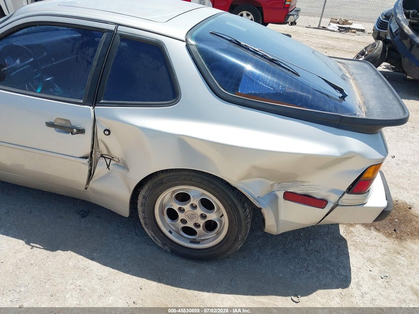 1986 Porsche 944 VIN WP0AA0942GN451869 IAAI salvage auction — LEFT & RIGHT, Salvage (Texas), sold $1,650 on 2026-08-18 (photo 6)
