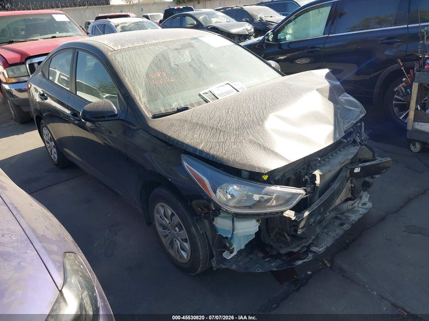 2021 Hyundai Accent VIN 3KPC24A61ME151069 IAAI salvage auction — FRONT END, Salvage Title, sold $2,150 on 2026-08-22 (photo 1)
