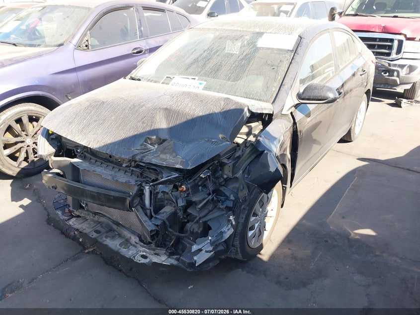 2021 Hyundai Accent VIN 3KPC24A61ME151069 IAAI salvage auction — FRONT END, Salvage Title, sold $2,150 on 2026-08-22 (photo 2)