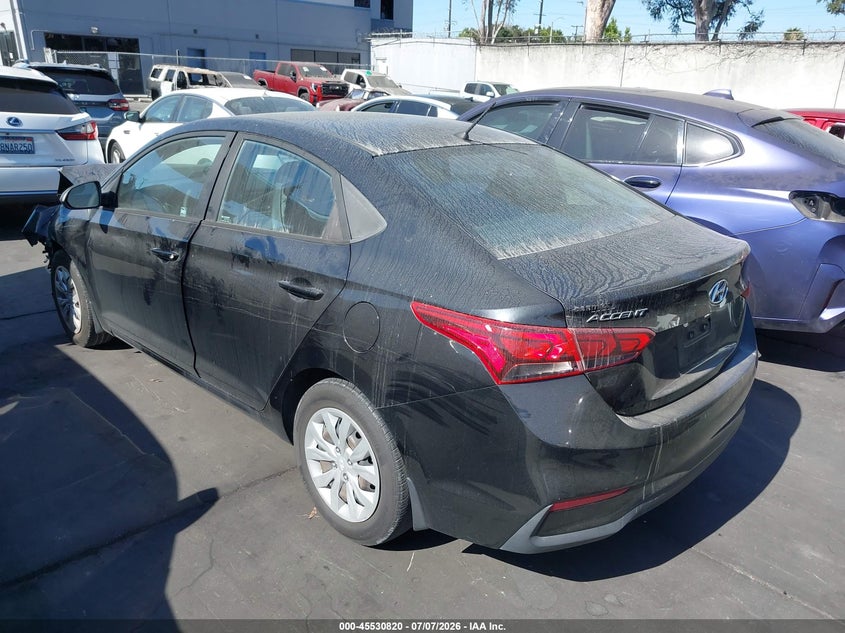 2021 Hyundai Accent VIN 3KPC24A61ME151069 IAAI salvage auction — FRONT END, Salvage Title, sold $2,150 on 2026-08-22 (photo 3)