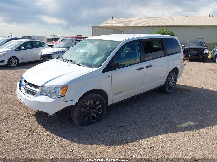 2019 Dodge Caravan VIN 2C7WDGBG4KR801494 IAAI salvage auction — FRONT END, Regular (South Dakota), sold $9,650 on 2026-08-11 (photo 2)