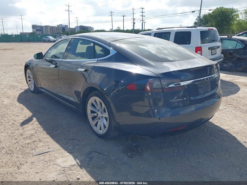 2016 Tesla Model s VIN 5YJSA1E15GF144359 IAAI salvage auction — LEFT SIDE, Original (Texas), sold $4,250 on 2026-07-13 (photo 3)