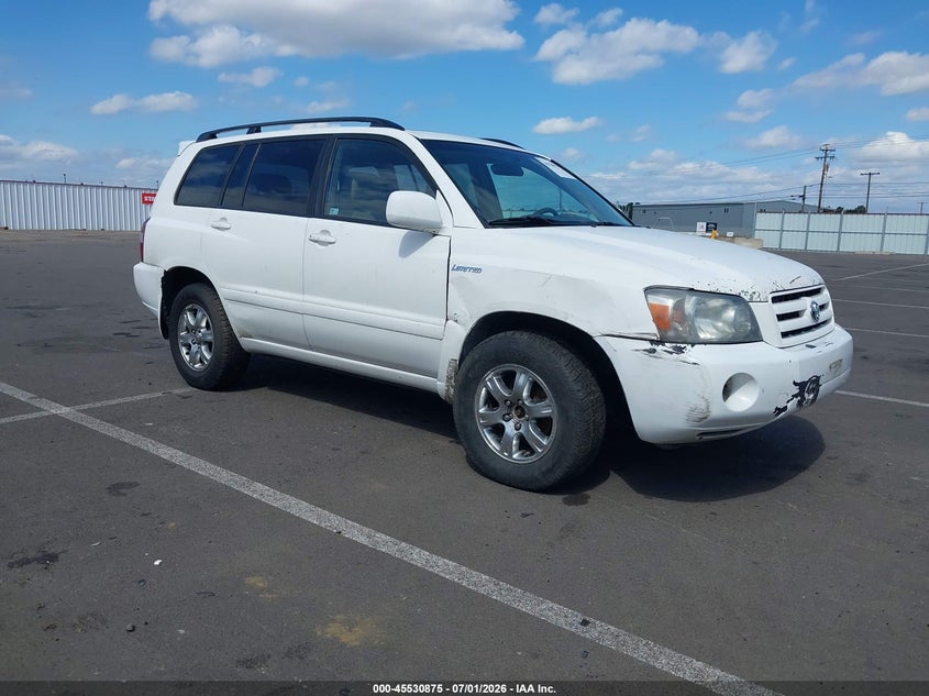 2006 Toyota Highlander VIN JTEEP21A360169275 IAAI salvage auction — NORMAL WEAR, Clear (Oregon), sold $300 on 2026-07-28 (photo 1)