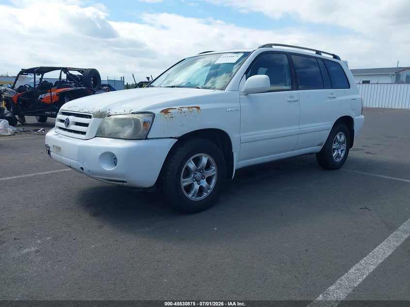 2006 Toyota Highlander VIN JTEEP21A360169275 IAAI salvage auction — NORMAL WEAR, Clear (Oregon), sold $300 on 2026-07-28 (photo 2)