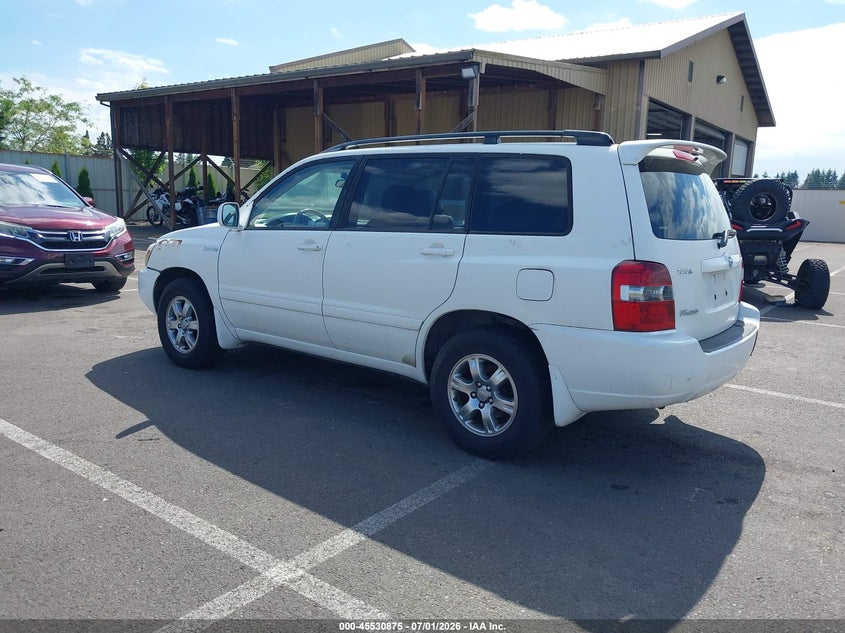 2006 Toyota Highlander VIN JTEEP21A360169275 IAAI salvage auction — NORMAL WEAR, Clear (Oregon), sold $300 on 2026-07-28 (photo 3)