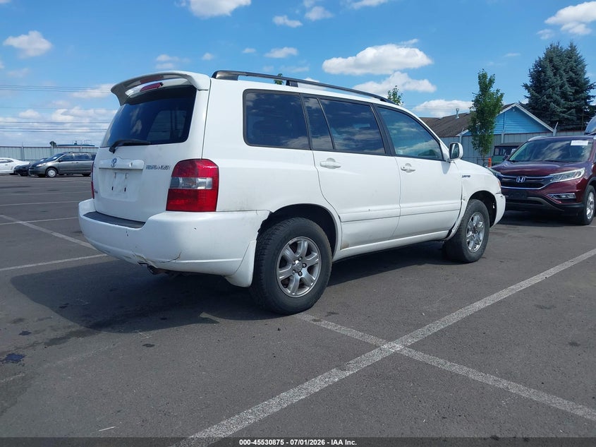 2006 Toyota Highlander VIN JTEEP21A360169275 IAAI salvage auction — NORMAL WEAR, Clear (Oregon), sold $300 on 2026-07-28 (photo 4)