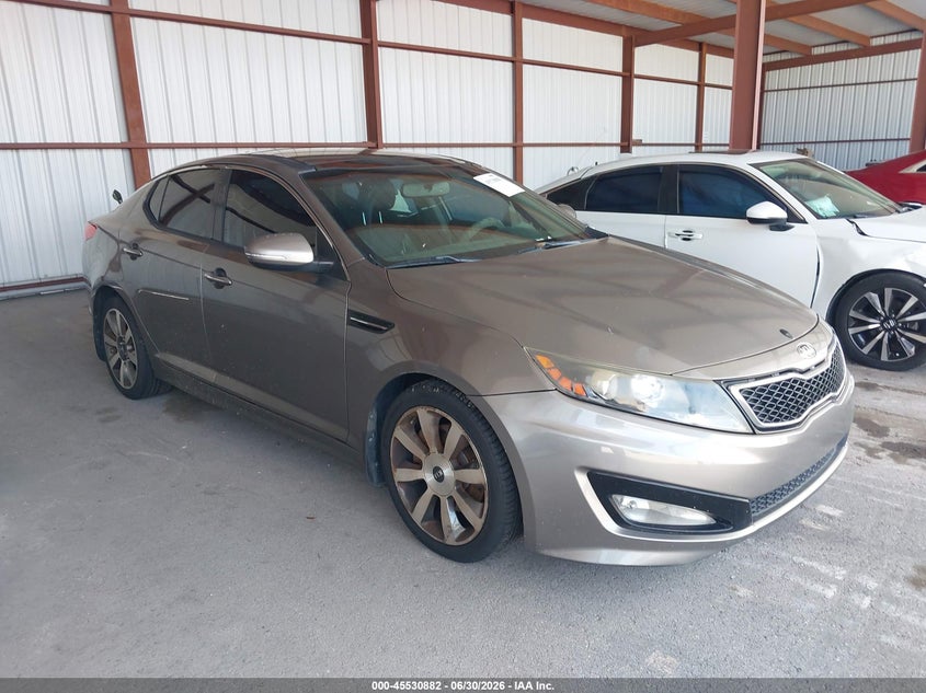 2013 Kia Optima VIN 5XXGR4A61DG104659 IAAI salvage auction — NORMAL WEAR, Clear (Florida), sold $700 on 2026-07-15 (photo 1)