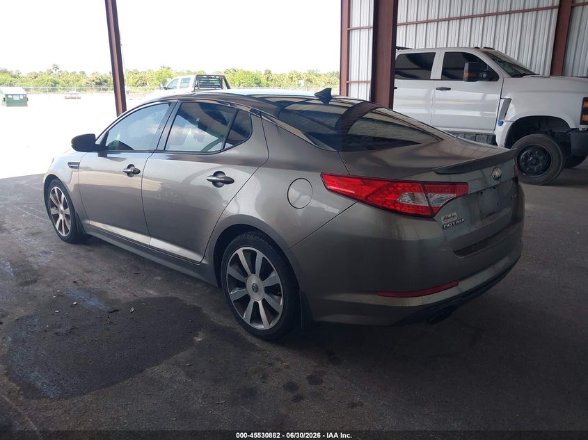 2013 Kia Optima VIN 5XXGR4A61DG104659 IAAI salvage auction — NORMAL WEAR, Clear (Florida), sold $700 on 2026-07-15 (photo 3)