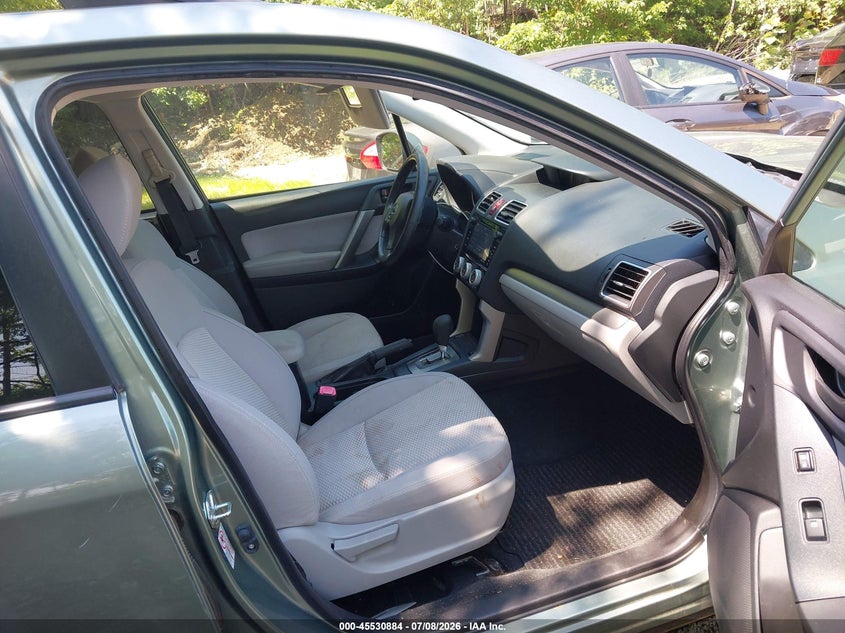 2016 Subaru Forester VIN JF2SJADC5GH460137 IAAI salvage auction — FRONT END, Clear (Massachusetts), sold $3,700 on 2026-07-14 (photo 5)