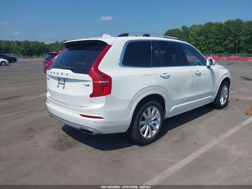 2017 Volvo Xc90 VIN YV4A22PK9H1127916 IAAI salvage auction — FRONT END, Salvage (North Carolina), sold $4,925 on 2026-08-12 (photo 4)
