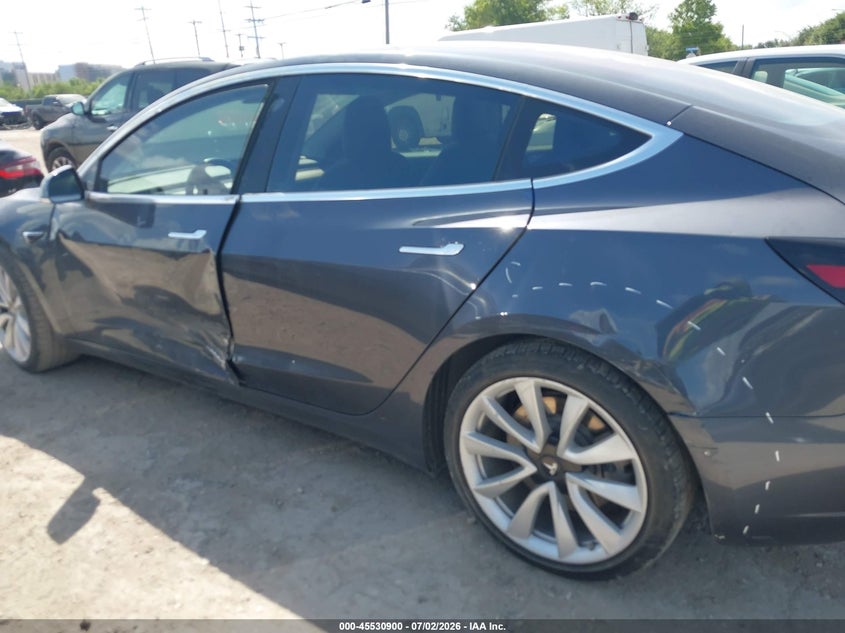 2018 Tesla Model 3 VIN 5YJ3E1EA7JF009562 IAAI salvage auction — HAIL, Original (Texas), sold $5,350 on 2026-07-27 (photo 6)