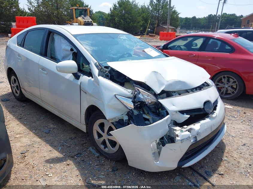 2013 Toyota Prius VIN JTDKN3DU1D5540572 IAAI salvage auction — FRONT END, Salvage (North Carolina), sold $925 on 2026-07-23 (photo 1)