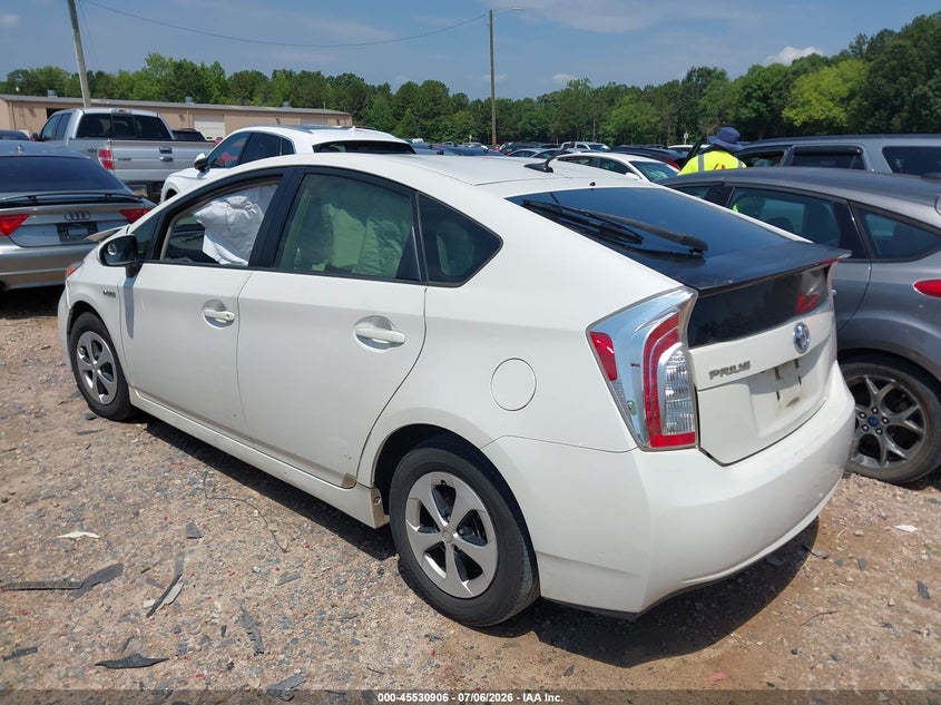 2013 Toyota Prius VIN JTDKN3DU1D5540572 IAAI salvage auction — FRONT END, Salvage (North Carolina), sold $925 on 2026-07-23 (photo 3)