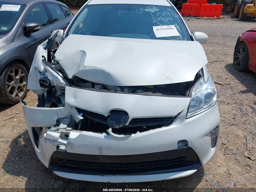 2013 Toyota Prius VIN JTDKN3DU1D5540572 IAAI salvage auction — FRONT END, Salvage (North Carolina), sold $925 on 2026-07-23 (photo 6)