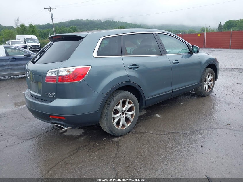 2012 Mazda Cx-9 VIN JM3TB3CV3C0346412 IAAI salvage auction — NORMAL WEAR, Clear (Pennsylvania), sold $400 on 2026-07-15 (photo 4)