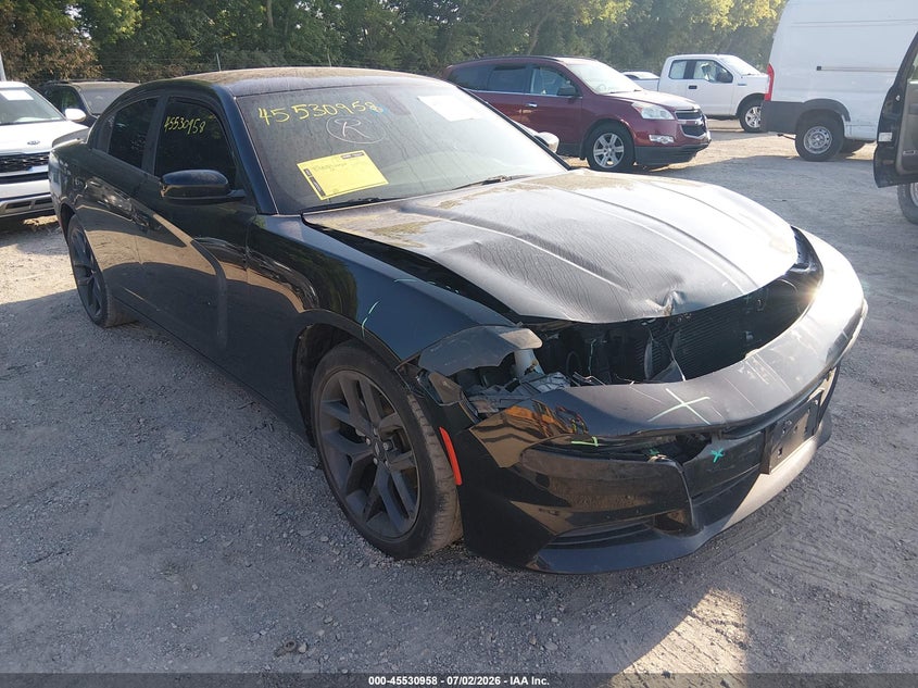 2021 Dodge Charger VIN 2C3CDXBG5MH677779 IAAI salvage auction — FRONT END, Salvage (Texas), sold $4,900 on 2026-07-29 (photo 1)