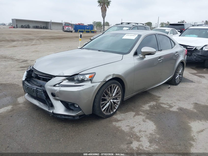 2016 Lexus Is VIN JTHBA1D22G5027591 IAAI salvage auction — FRONT END, Salvage Title, sold $4,950 on 2026-07-22 (photo 2)