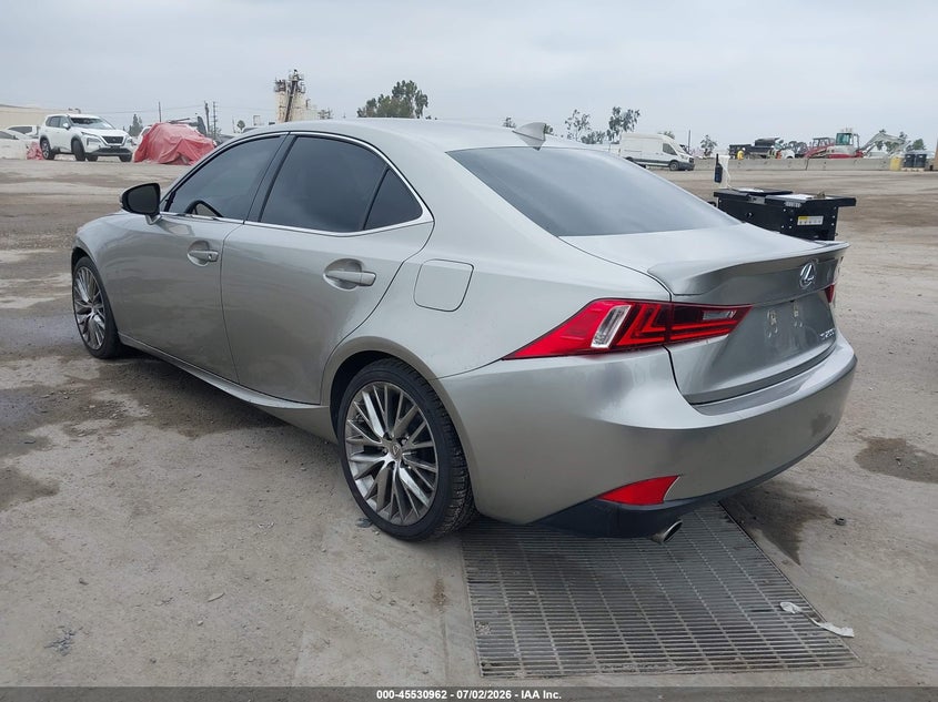 2016 Lexus Is VIN JTHBA1D22G5027591 IAAI salvage auction — FRONT END, Salvage Title, sold $4,950 on 2026-07-22 (photo 3)