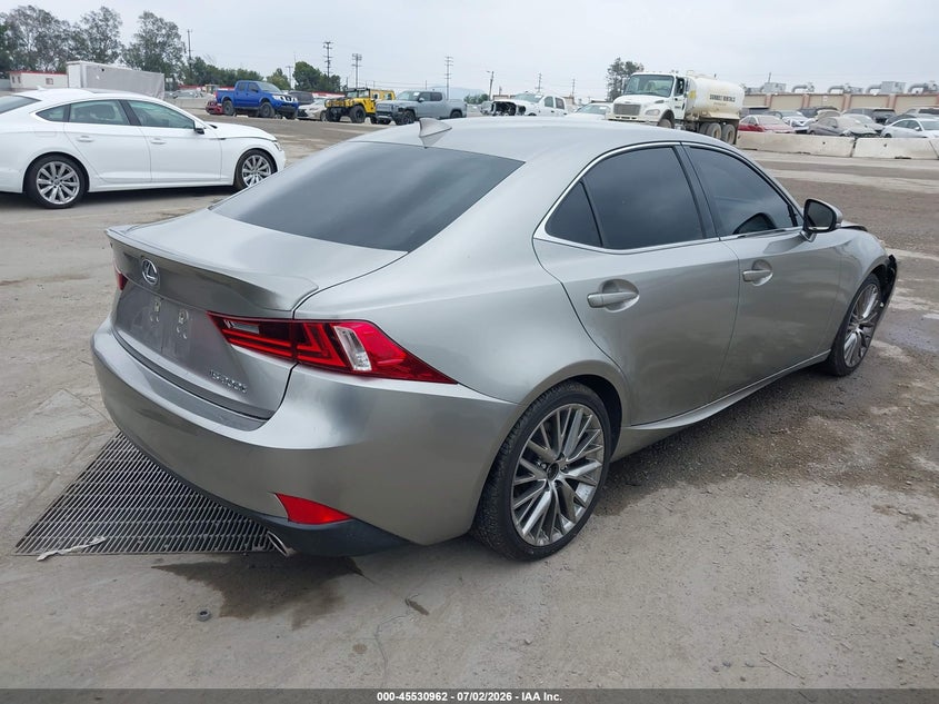2016 Lexus Is VIN JTHBA1D22G5027591 IAAI salvage auction — FRONT END, Salvage Title, sold $4,950 on 2026-07-22 (photo 4)