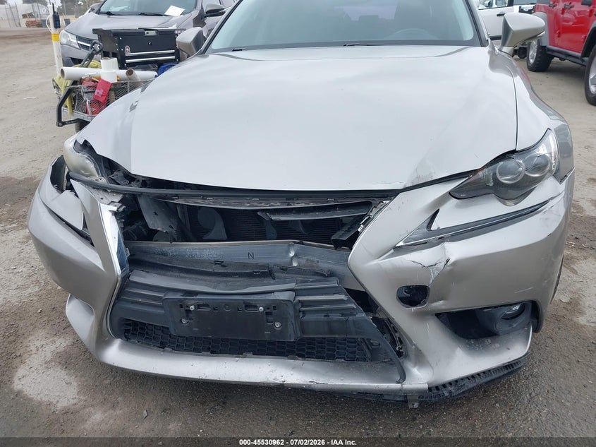 2016 Lexus Is VIN JTHBA1D22G5027591 IAAI salvage auction — FRONT END, Salvage Title, sold $4,950 on 2026-07-22 (photo 6)
