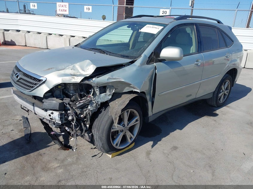 2006 Lexus Rx 400h VIN JTJHW31U260019062 IAAI salvage auction — FRONT END, Salvage (California), sold $925 on 2026-07-29 (photo 2)