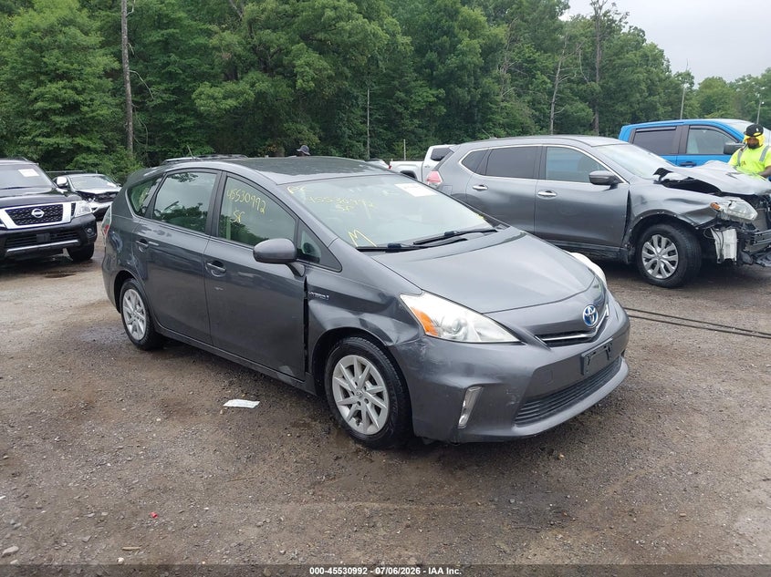 2012 Toyota Prius v VIN JTDZN3EU9C3064143 IAAI salvage auction — RIGHT FRONT, Salvage - Greater Than 75% (Maryland), sold $1,675 on 2026-07-22 (photo 1)