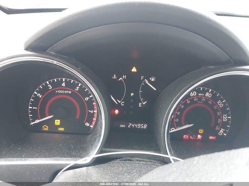 2011 Toyota Highlander VIN 5TDZK3EH8BS031353 IAAI salvage auction — ROLLOVER, Salvage (Tennessee), sold $25 on 2026-07-30 (photo 7)
