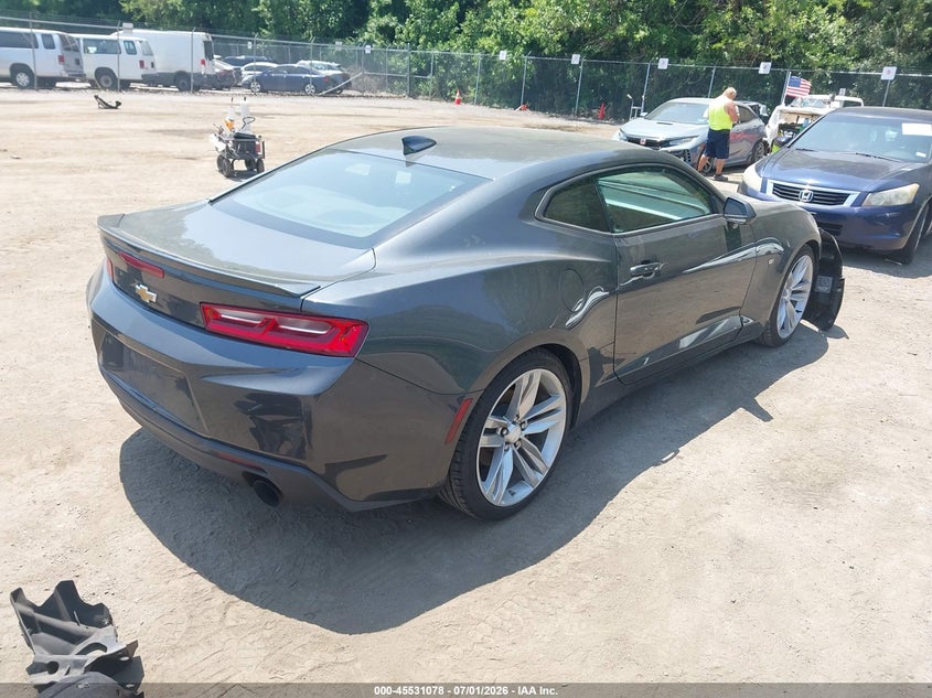 2017 Chevrolet Camaro VIN 1G1FB1RX7H0144045 IAAI salvage auction — LEFT FRONT, Salvage - Greater Than 75% (Maryland), sold $3,300 on 2026-07-11 (photo 4)