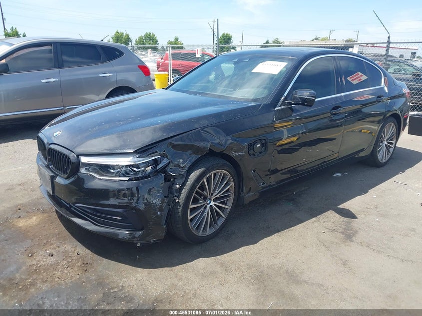 2019 BMW VIN WBAJA9C5XKB254655 IAAI salvage auction — LEFT FRONT, Salvage Title, sold $8,800 on 2026-08-02 (photo 2)