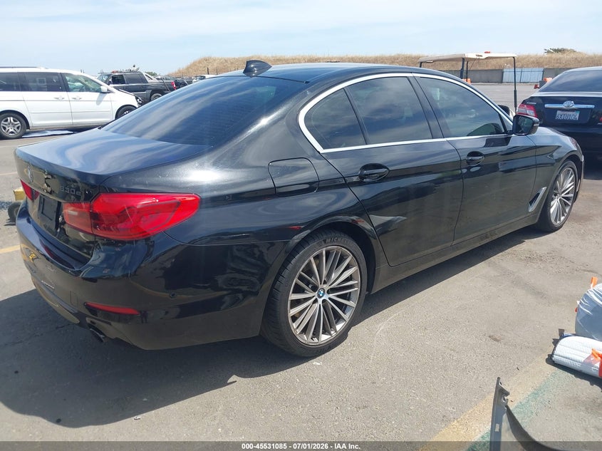 2019 BMW VIN WBAJA9C5XKB254655 IAAI salvage auction — LEFT FRONT, Salvage Title, sold $8,800 on 2026-08-02 (photo 4)