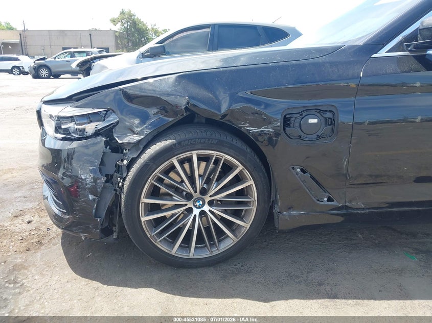 2019 BMW VIN WBAJA9C5XKB254655 IAAI salvage auction — LEFT FRONT, Salvage Title, sold $8,800 on 2026-08-02 (photo 6)