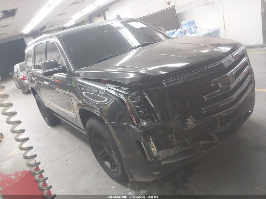 2017 Cadillac Escalade VIN 1GYS4CKJ8HR230214 IAAI salvage auction — FRONT END, Salvage Title, sold $6,800 on 2026-08-03 (photo 1)