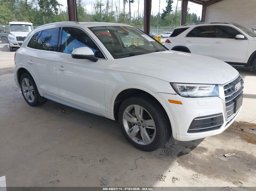 2018 Audi Q5 VIN WA1BNAFY4J2197705 IAAI salvage auction — REAR END, Bill Of Sale (Washington), sold $5,500 on 2026-07-29 (photo 1)