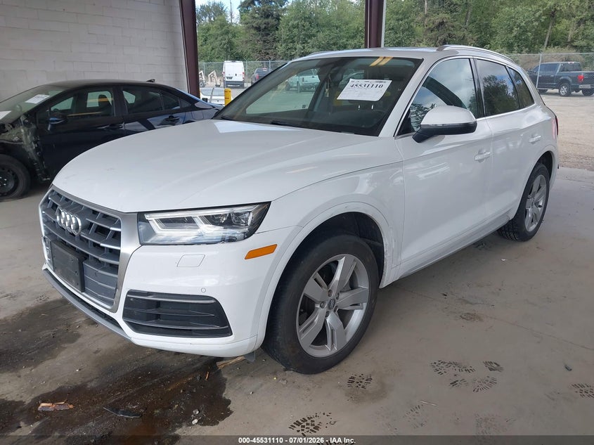 2018 Audi Q5 VIN WA1BNAFY4J2197705 IAAI salvage auction — REAR END, Bill Of Sale (Washington), sold $5,500 on 2026-07-29 (photo 2)