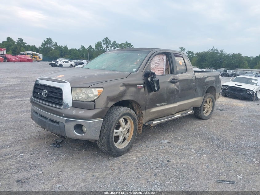 2008 Toyota Tundra VIN 5TFBV54168X066016 IAAI salvage auction — ROLLOVER, Rebuildable (Florida), sold $1,550 on 2026-07-23 (photo 2)