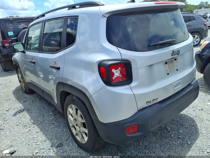 2021 Jeep Renegade VIN ZACNJCAB0MPM13151 IAAI salvage auction — NORMAL WEAR, Repossession Paperwork (Georgia), sold $2,775 on 2026-08-17 (photo 3)