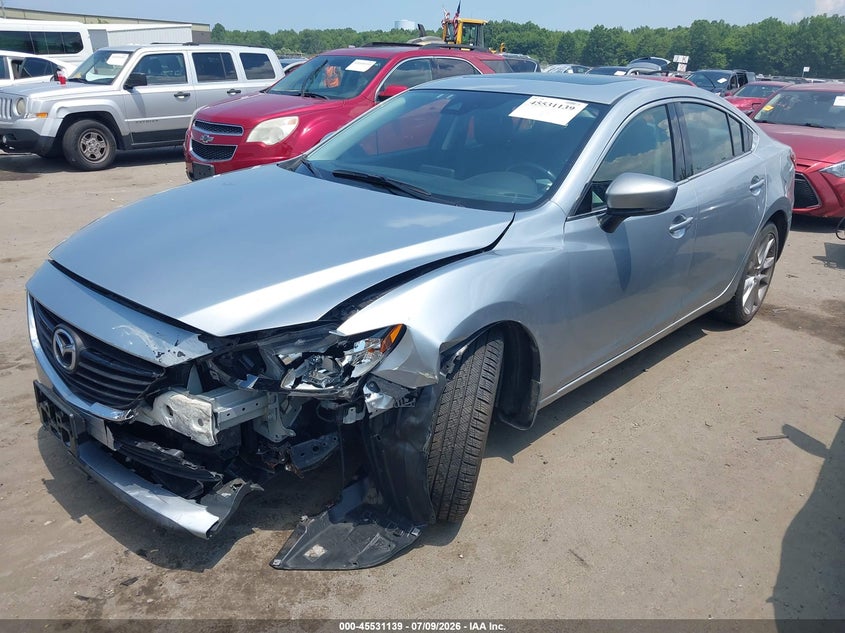2017 Mazda 6 VIN JM1GL1V55H1133603 IAAI salvage auction — LEFT FRONT, Salvage (Ohio), sold $1,000 on 2026-07-22 (photo 2)