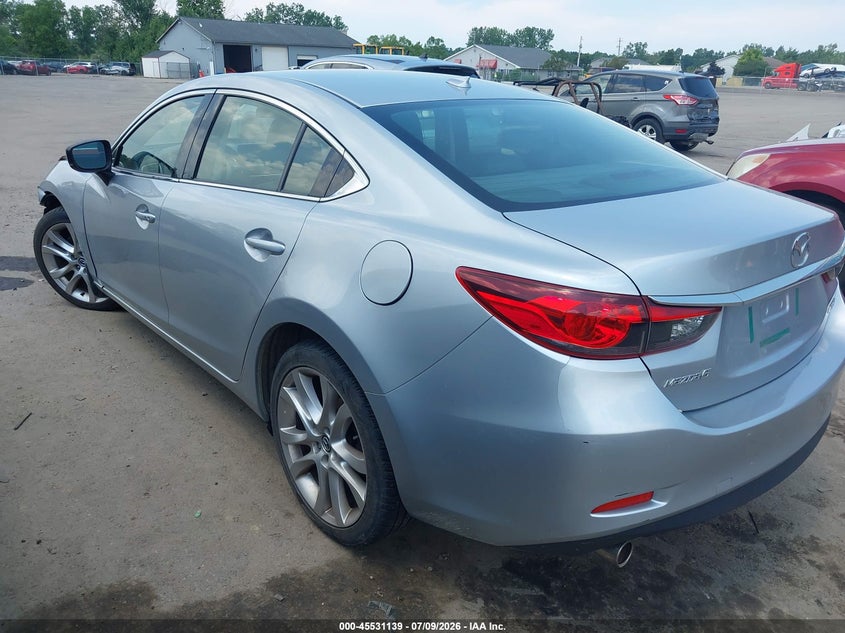 2017 Mazda 6 VIN JM1GL1V55H1133603 IAAI salvage auction — LEFT FRONT, Salvage (Ohio), sold $1,000 on 2026-07-22 (photo 3)