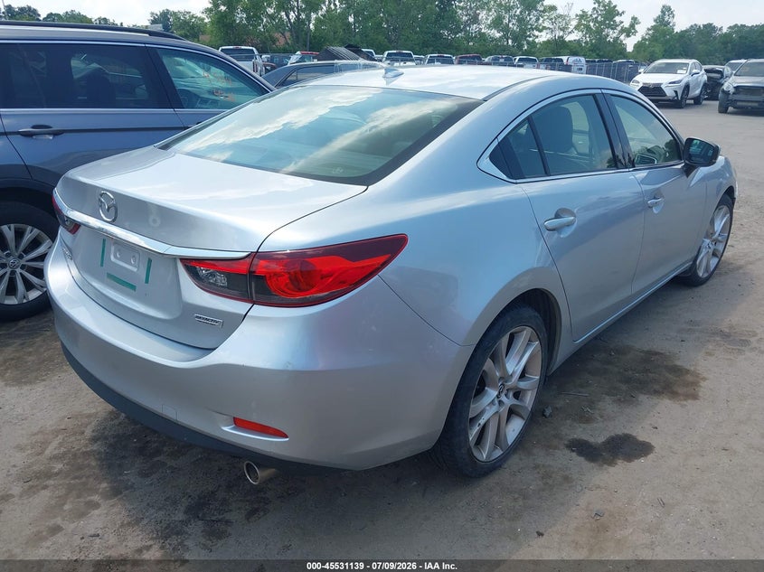 2017 Mazda 6 VIN JM1GL1V55H1133603 IAAI salvage auction — LEFT FRONT, Salvage (Ohio), sold $1,000 on 2026-07-22 (photo 4)