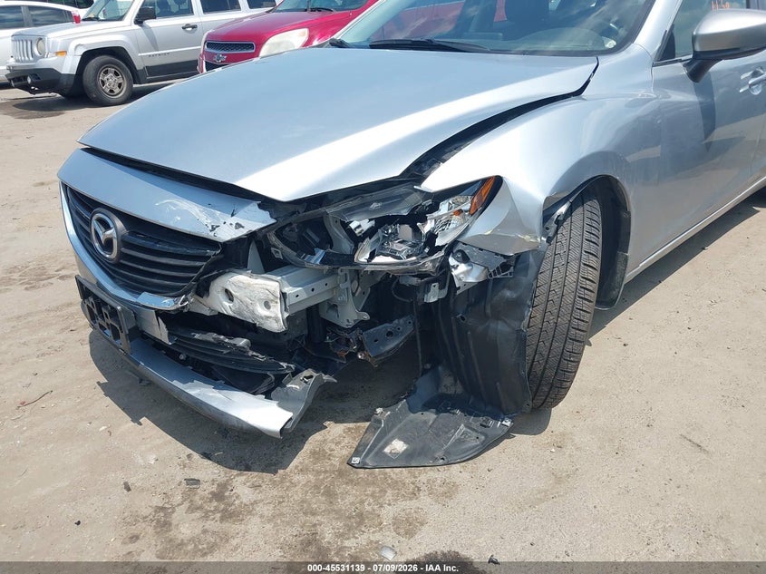 2017 Mazda 6 VIN JM1GL1V55H1133603 IAAI salvage auction — LEFT FRONT, Salvage (Ohio), sold $1,000 on 2026-07-22 (photo 6)