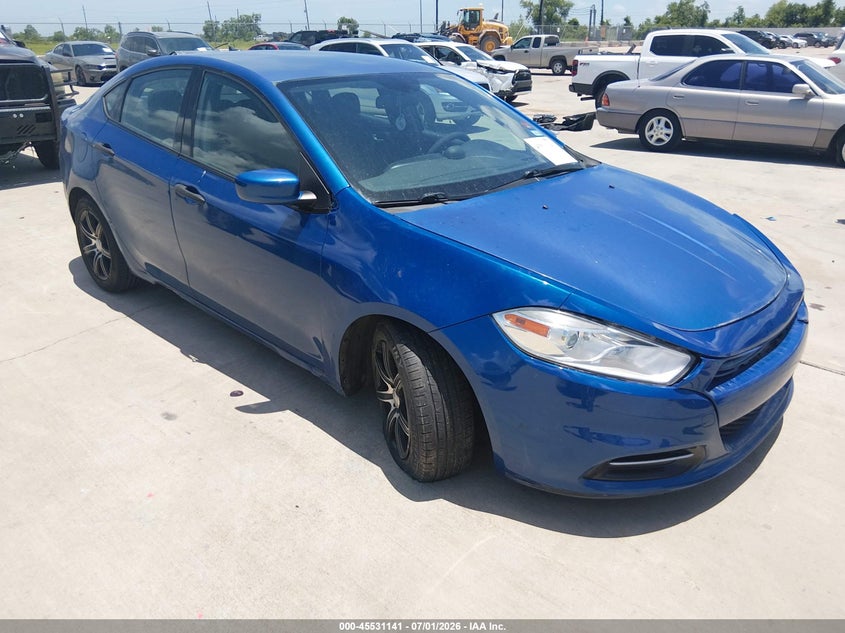 2013 Dodge Dart VIN 1C3CDFAA2DD305854 IAAI salvage auction — LEFT FRONT, Original (Texas), sold $775 on 2026-08-20 (photo 1)
