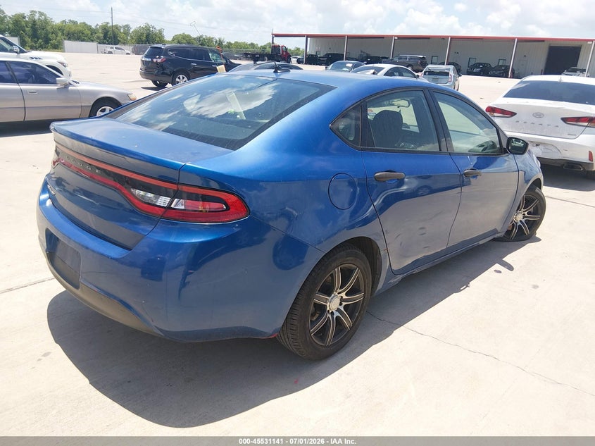2013 Dodge Dart VIN 1C3CDFAA2DD305854 IAAI salvage auction — LEFT FRONT, Original (Texas), sold $775 on 2026-08-20 (photo 4)