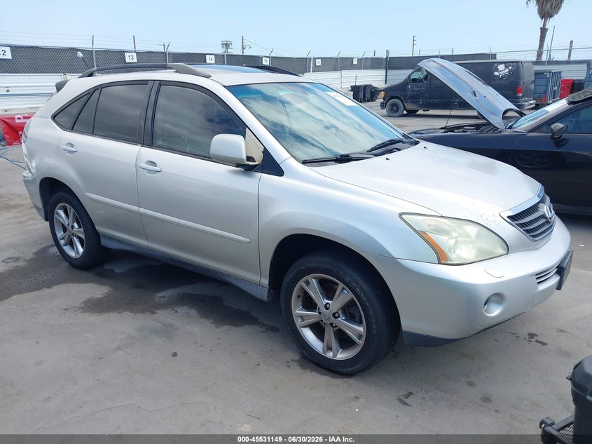 2006 Lexus Rx 400h VIN JTJGW31U160001731 IAAI salvage auction — NORMAL WEAR, Clear - Dealer Only (California), sold $1,125 on 2026-07-08 (photo 1)