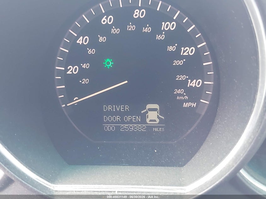 2006 Lexus Rx 400h VIN JTJGW31U160001731 IAAI salvage auction — NORMAL WEAR, Clear - Dealer Only (California), sold $1,125 on 2026-07-08 (photo 7)
